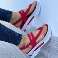 Women's Platform Thong Sandals