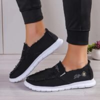 Women's Floral Embroidery Casual Loafers